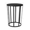 Petite Friture - Hollo Hocker/Beistelltisch Ø35cm - schwarz/H 44cm