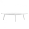 Gervasoni - Gray 46 - Table basse - blanc/teinté/H35cm/Ø130cm