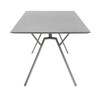 Fast - Radice Quadra Outdoor Tisch - grau metallic/Größe 2/200x90cm