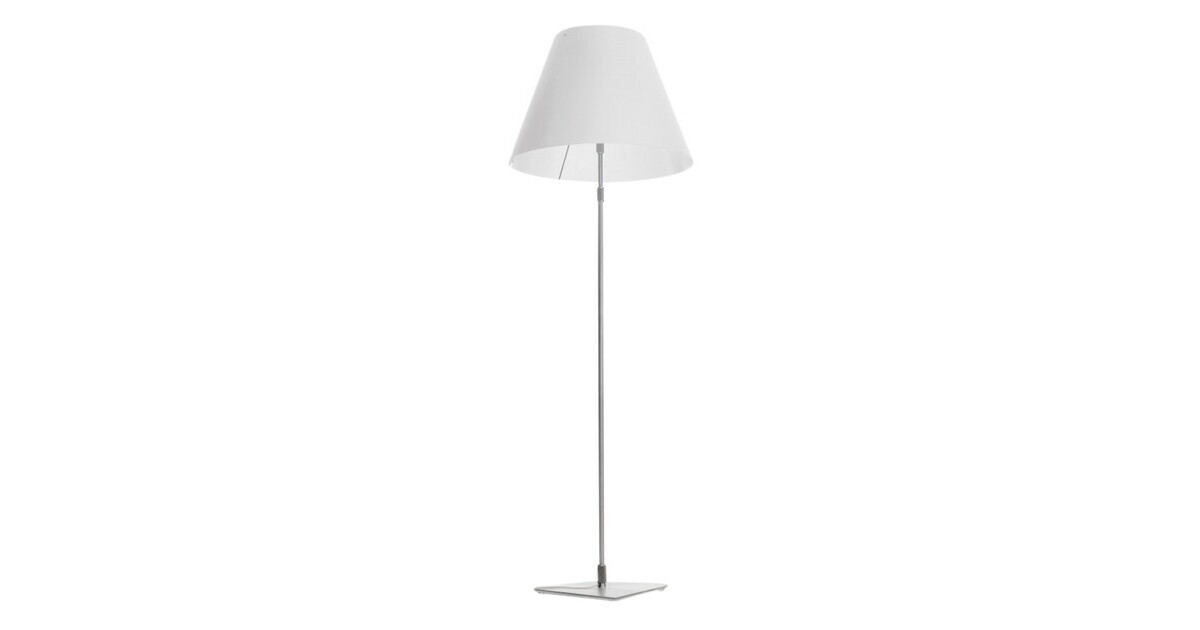 Luceplan Grande Costanza Terra Floor, Luceplan Costanza Table Lamp