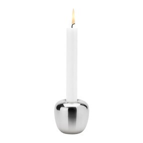 Stelton - Bougeoir Ora acier inoxydable