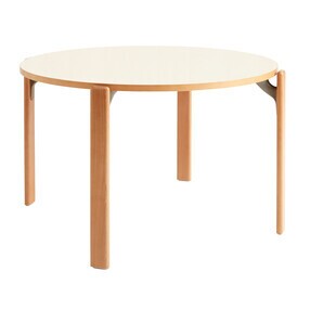 HAY - Rey Esstisch Laminat Ø128cm