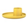 Vitra - O-Tidy Container with tray - yellow/container Ø7.5cm/H 8cm/Ø 22cm