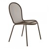 emu - Ronda - Chaise de jardin - marron indien/peint par poudrage/PxHxP 59x85x63cm