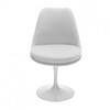 Knoll International - Tulip Saarinen Chair Full Upholstered - white/seat upholstery Hallingdal 65 100/WxHxD 49x82x53cm/rotatable