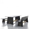 Conmoto - Tension Outdoor Bench With Backrest