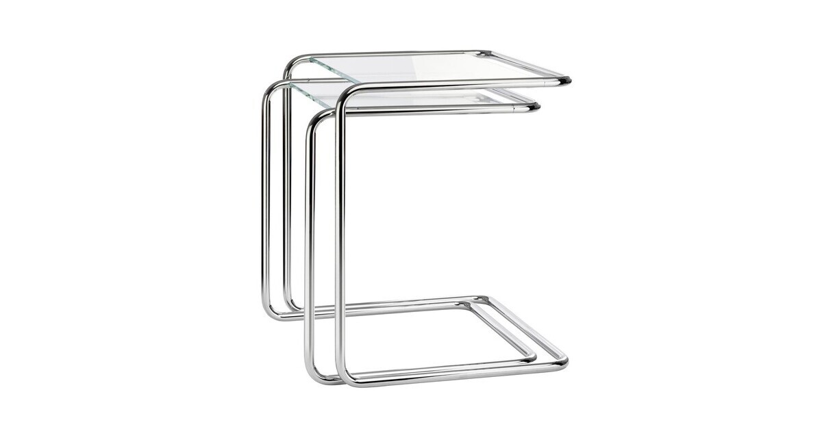 B 97 Side Table Set of 2 Glass
