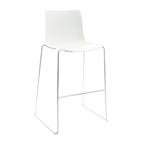 Arper - Catifa 46 0474 Barhocker niedrig einf. Chrom
