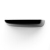 Vitra - Corniches Bouroullec Wandregal L - schwarz/glänzend/45.5 x 8.6 x 21.9 cm