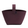 Hey-Sign - Hey-Sign - Panier pour bois de cheminée 5mm - aubergine/feutre/36x36x34cm