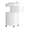 VerPan - Barboy - Conteneur sur roulettes - blanc/H 72,5cm / Ø 38cm