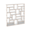 Tojo - Hanibal Regalsystem high - weiß/220x198x35cm