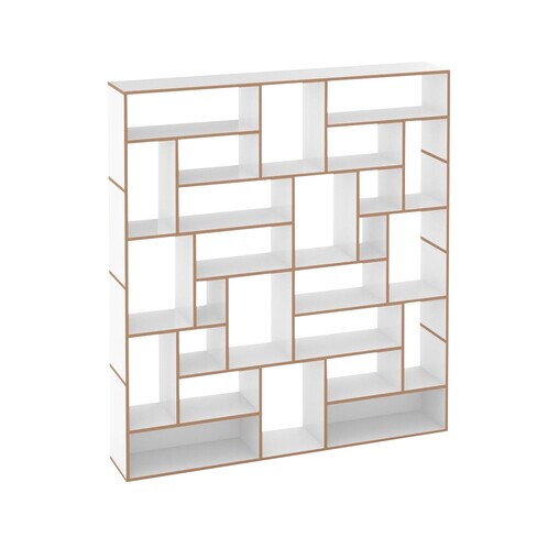Tojo - Hanibal Regalsystem high - weiß/220x198x35cm