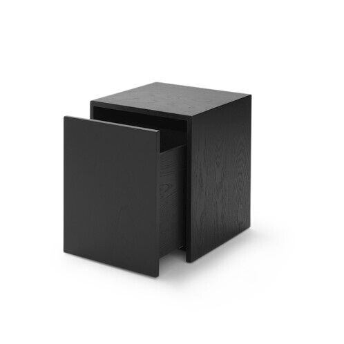 New Works Mass Side Table with Drawer | AmbienteDirect