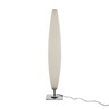 Foscarini - Havana Outdoor Bassa Terra - Lampadaire - blanc/satiné/avec socle/H 143cm/Ø 23cm