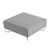Softline - Lotus Hocker - grau/Stoff Filz 620/BxHxT 98x42x98cm