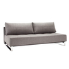 Innovation - Supremax D.E.L. Sofa Bed - grey/cover Dess. 563 Charcoal Twist