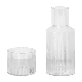Ferm Living - Ripple Carafe-Set S