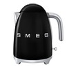 Smeg - SMEG KLF03 - Bouilloire 1,7l - noir/laqué/PxHxP 22,3x24,8x17,1cm/élément de chauffage intégré/Soft-Opening