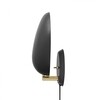 Gubi - Gubi Cobra - Wandlamp - koolzwart/Ø 16,8cm/H: 33,3cm