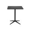 Plank - Mister X - Tuintafel 70x70cm - zwart/MDF/70x70cm/H: 73-74,5cm