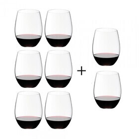 Riedel - O Wine Cabernet/Merlot Weinglas 6+2 gratis