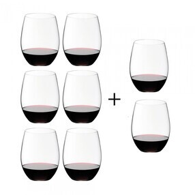 Riedel - O Wine Cabernet/Merlot Weinglas 6+2 gratis