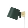 Normann Copenhagen - Rise Wall Lamp - petrol/H x L x Ø: 9,7 x 17 x10cm