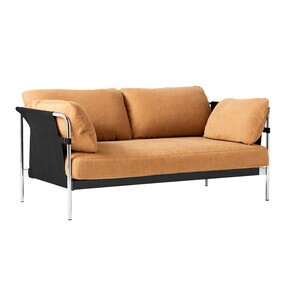 HAY - Can 2.0 2-Sitzer Sofa Gestell Stahl verchromt