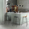 Muuto - Fiber Bar Stool With Backrest 65cm