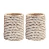 Decor Walther - Basket BER - Beker set 2dlg. rotan - rotan licht/H 10,5cm /Ø 8cm