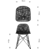 Moooi - Carbon Chair Stuhl - Strichzeichnung