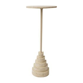 AYTM - Solum bijzettafel travertijn