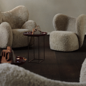 NORR 11 - Table d'appoint Ø 45cm laquée Duke Small