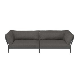 HOUE - Lounge set 4 Level 2 structure gris foncé