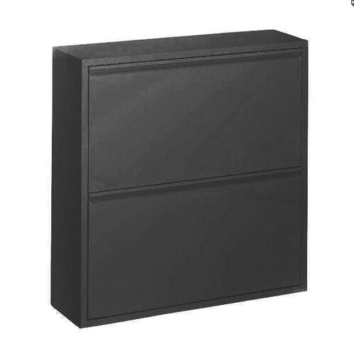 Jan Kurtz - Double Large 2 Schuhschrank - schwarz/76x77x22cm