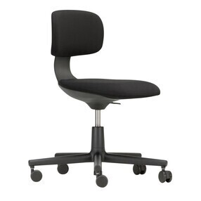 Vitra - Chaise de bureau pivotant Rookie noir profond