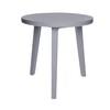 Gervasoni - Gray 42 Side Table - oak grey / Ø50cm/staind/H: 50cm