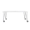 Kartell - Max Table With Wheels 190x90cm