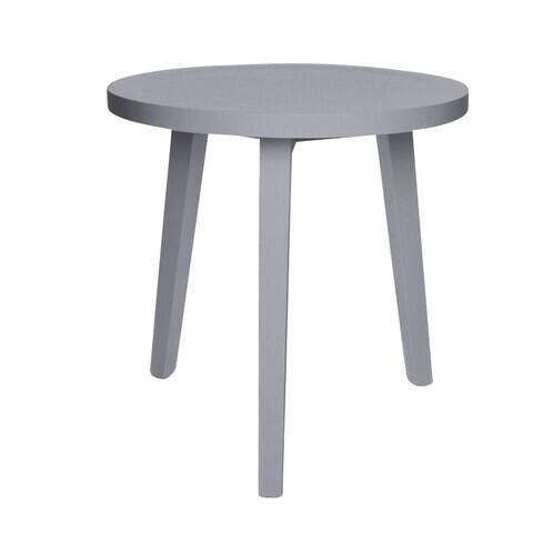 Gervasoni - Gray 42 - Table d'appoint - gris / Ø50cm/staind/H: 50cm