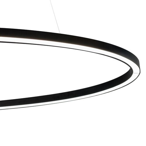 Nemo - Ellisse Minor LED Downlight Pendelleuchte - schwarz/BxT 96x40cm/5400lm/3000K
