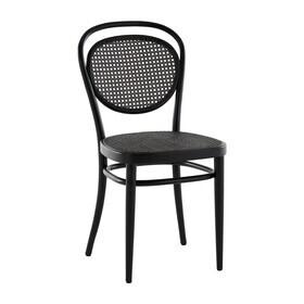 Thonet - 215 R stoel met vlechtwerk Dark Melange