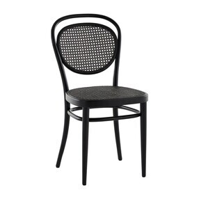 Thonet - 215 R stoel met vlechtwerk Dark Melange