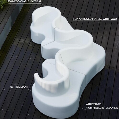 VerPan - Cloverleaf In/Outdoor Sofa 371x158x80cm