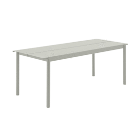 Muuto - Table de jardin Linear Steel 200x75cm