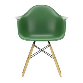 Vitra - Eames Plastic Armchair DAW RE Ahorn gelblich