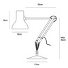 Anglepoise - Type 75 Mini LED Schreibtischleuchte - Strichzeichnung