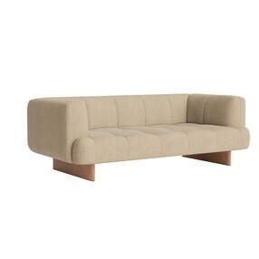 HAY - Quilton Lift 2 Seater Sofa Oak Base