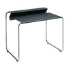 müller möbelfabrikation - PS07 - Secretaire - bazalt grijs RAL 7012/satijn mat/onderstel verchroomd/92.5x80.5x58cm