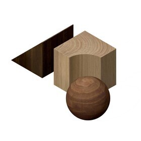 e15 - August houten elementen set van 3